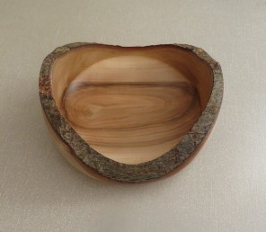 This natural edged bowl won a commended <br>certificate for <br>Nick Adamek